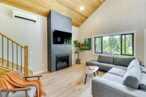 Modern Lakeside Cabin with Mountain Views and Hot Tub!